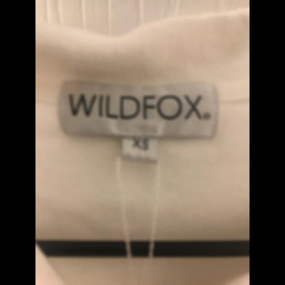 NWT Wildfox Candy Stripe Miami Polo Top Pullover Sz XS - Picture 2 of 5